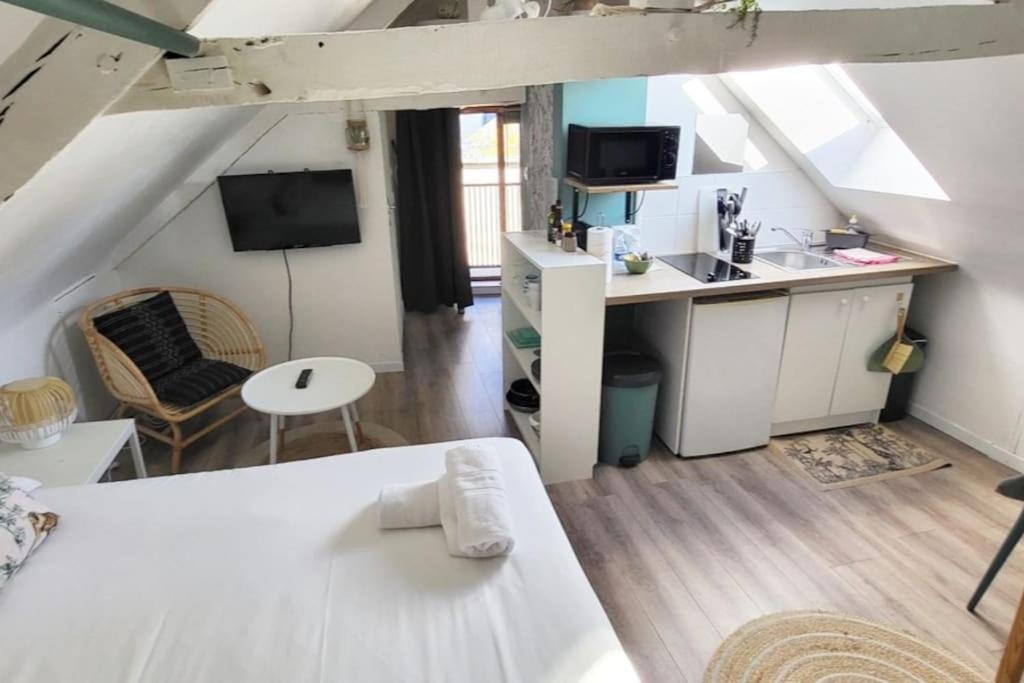 La - Petit Mansarde - 50m - Rue Gratuite Saint-Malo